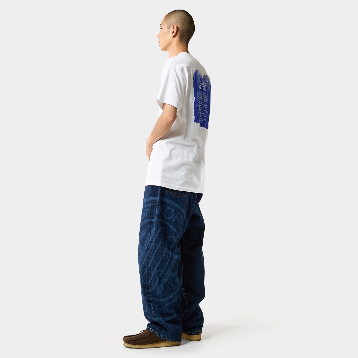 HUF (ハフ) Worldwide JP /T-SHIRTS（Tシャツ）/ HUF X ISAAC HAYES BLACK MOSES HEAVYWEIGHT TEE商品 / WHITE