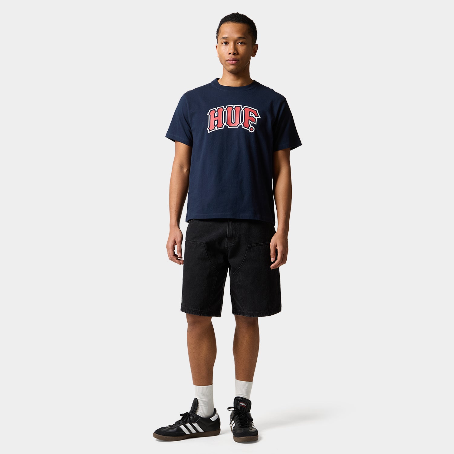 HUF (ハフ) Worldwide JP /T-SHIRTS（Tシャツ）/ CLASSIC ARCH TEE商品 / ASH GREY