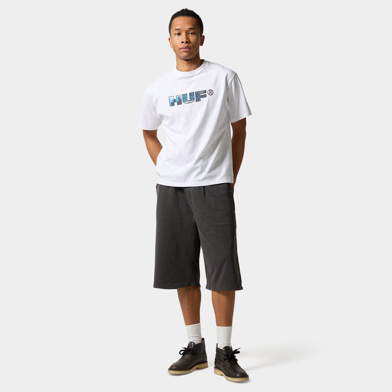 HUF (ハフ) Worldwide JP /T-SHIRTS（Tシャツ）/ FLIGHT PATH TEE商品 / BLACK
