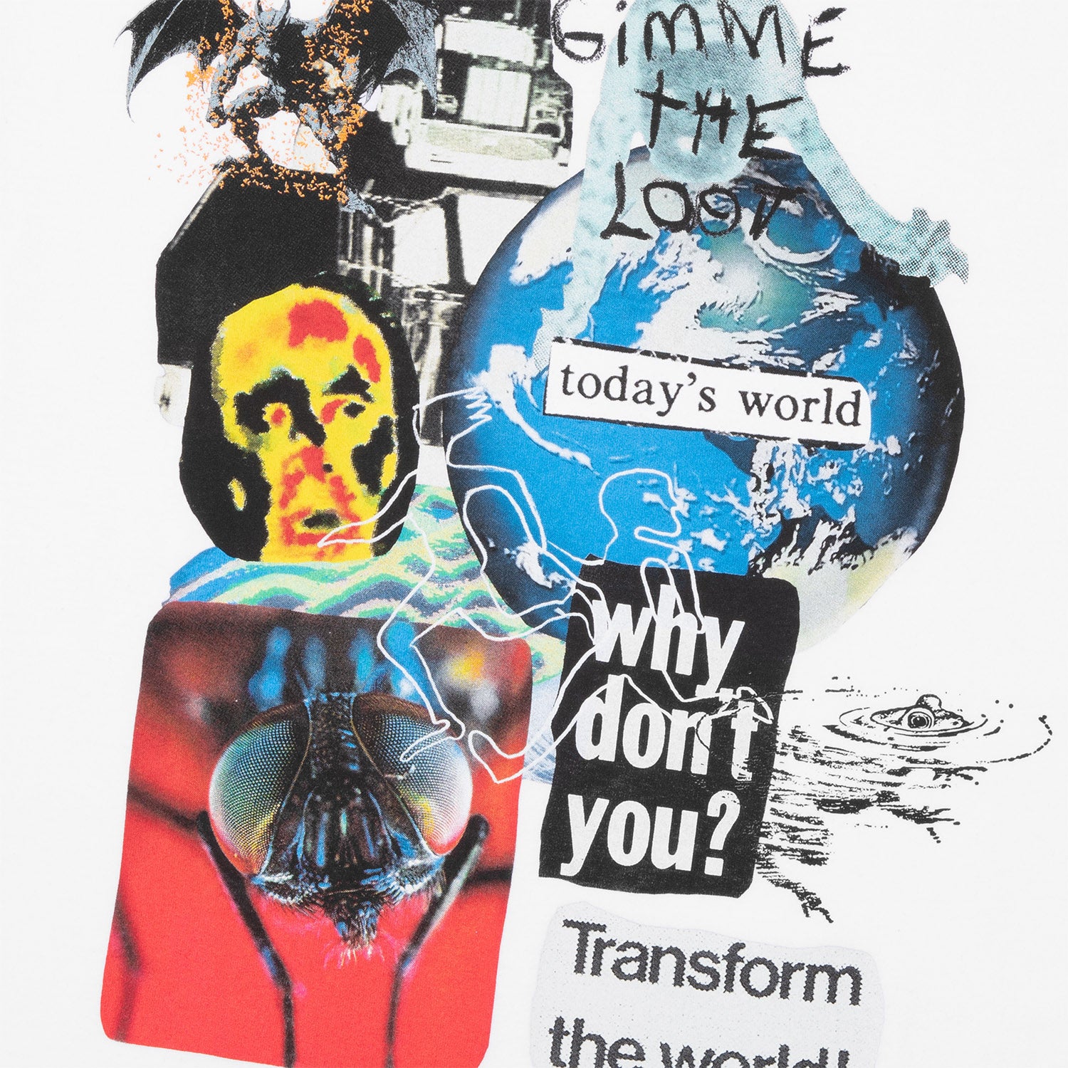 HUF (ハフ) Worldwide JP /T-SHIRTS（Tシャツ）/ GIMME THE LOOT TEE商品 / WHITE