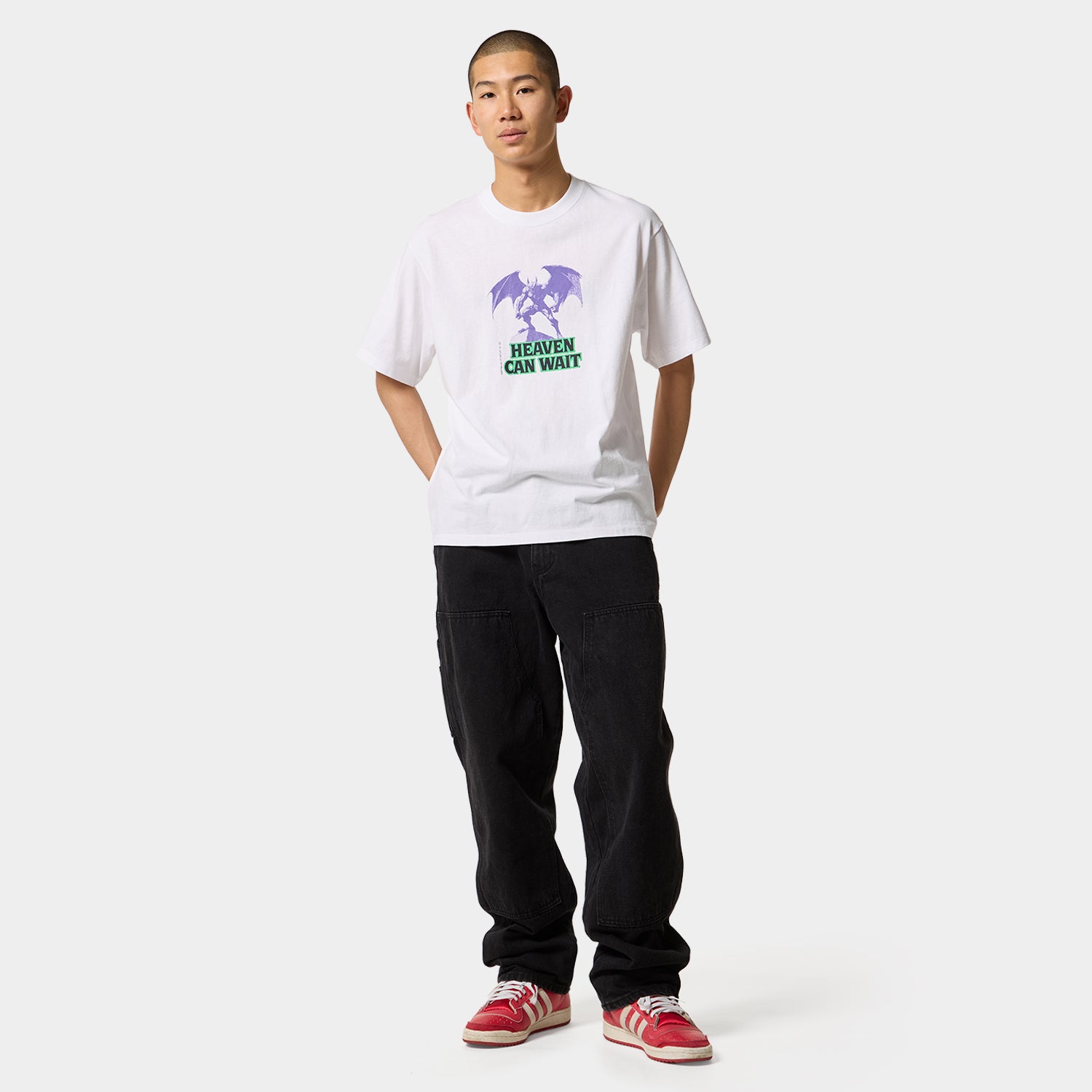 HEAVEN CAN WAIT TEE｜T-SHIRTS（Tシャツ）｜【公式通販 HUF】｜ハフ