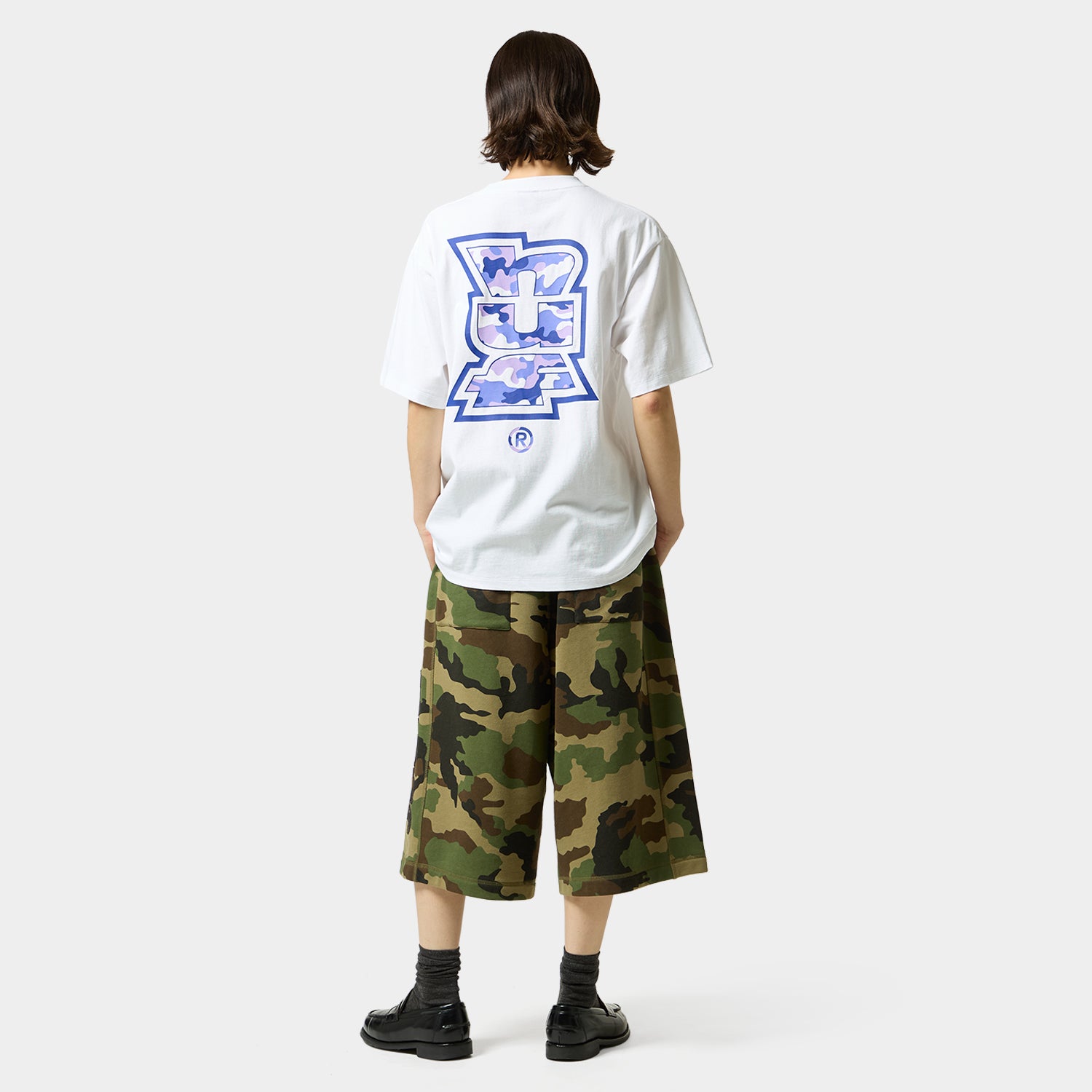 HUF (ハフ) Worldwide JP /T-SHIRTS（Tシャツ）/ MEGABLAST CAMO TEE商品 / BLACK
