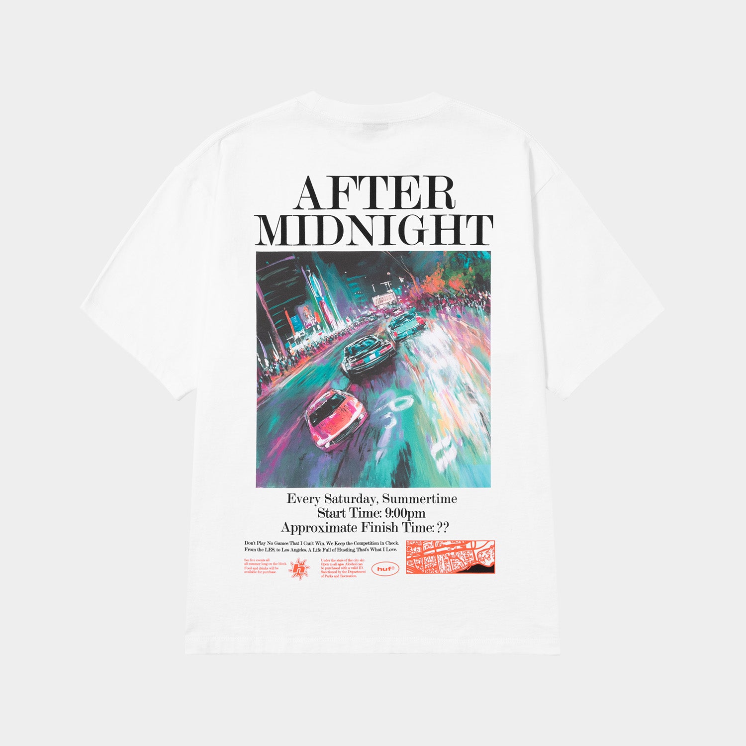 HUF (ハフ) Worldwide JP / T-SHIRTS（Tシャツ） / AFTER MIDNIGHT TEE商品 / WHITE