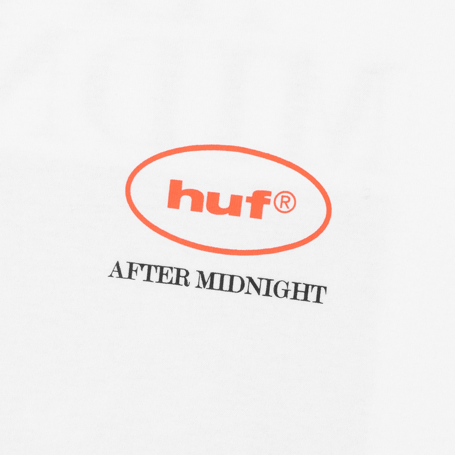 HUF (ハフ) Worldwide JP /T-SHIRTS（Tシャツ）/ AFTER MIDNIGHT TEE商品 / WHITE