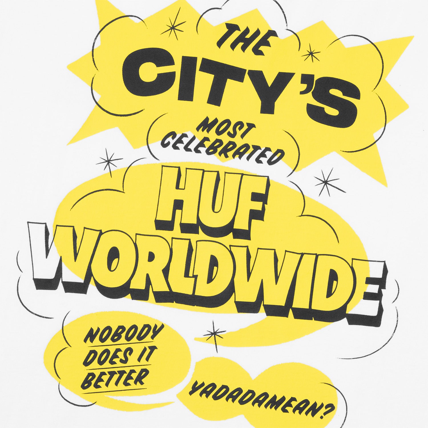 HUF (ハフ) Worldwide JP /T-SHIRTS（Tシャツ）/ YADAMEAN TEE商品 / ASH GREY