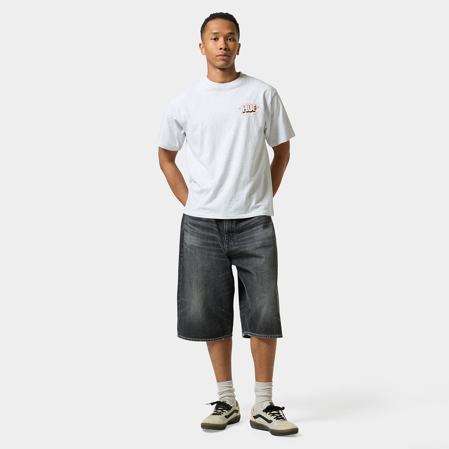 HUF (ハフ) Worldwide JP /T-SHIRTS（Tシャツ）/ YADAMEAN TEE商品 / ASH GREY