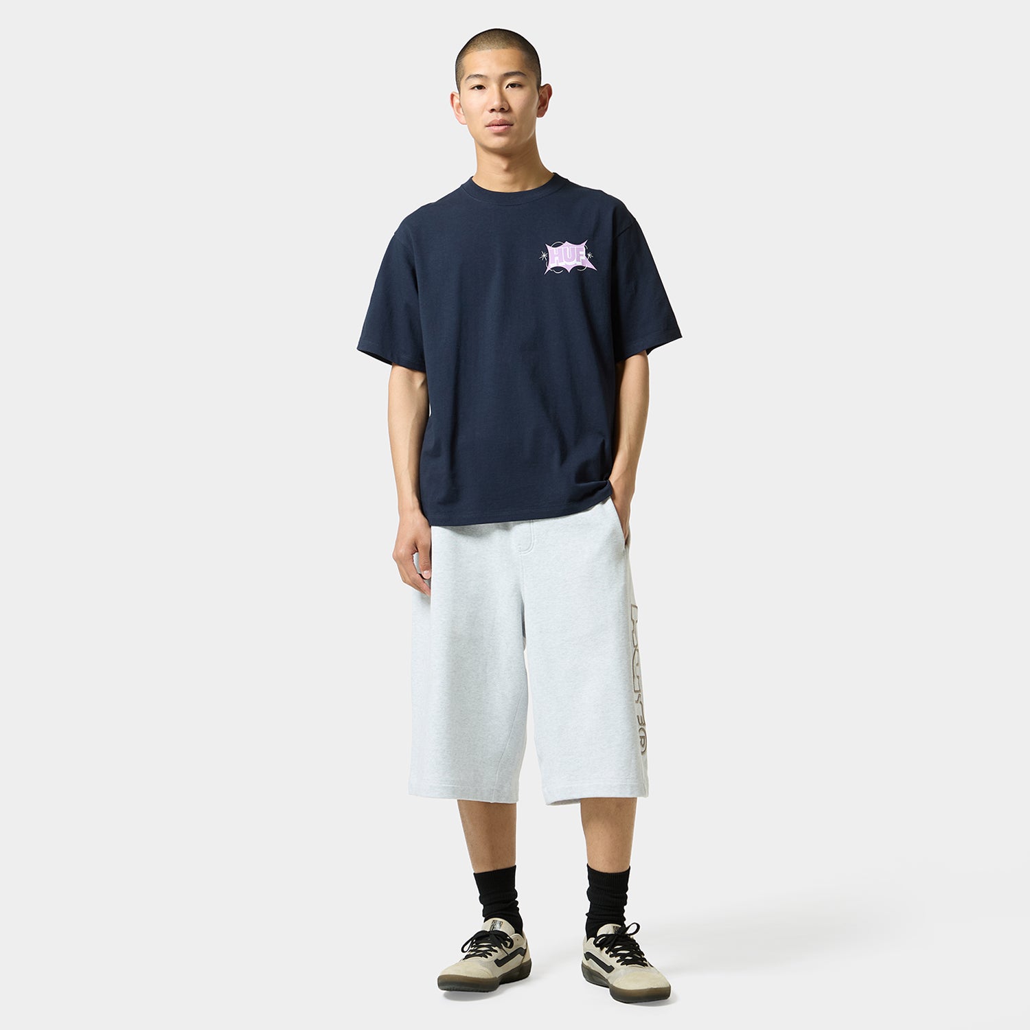 HUF (ハフ) Worldwide JP /T-SHIRTS（Tシャツ）/ YADAMEAN TEE商品 / ASH GREY