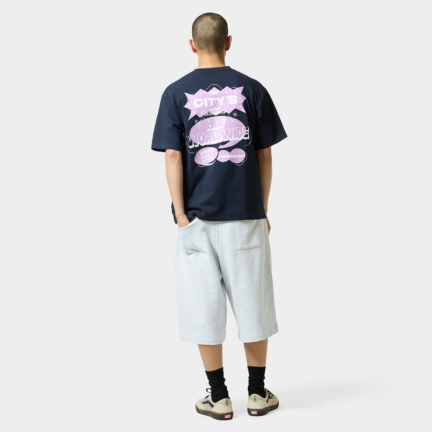 HUF (ハフ) Worldwide JP /T-SHIRTS（Tシャツ）/ YADAMEAN TEE商品 / ASH GREY