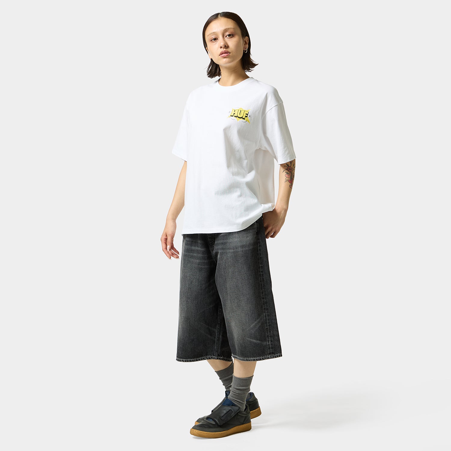 HUF (ハフ) Worldwide JP /T-SHIRTS（Tシャツ）/ YADAMEAN TEE商品 / ASH GREY
