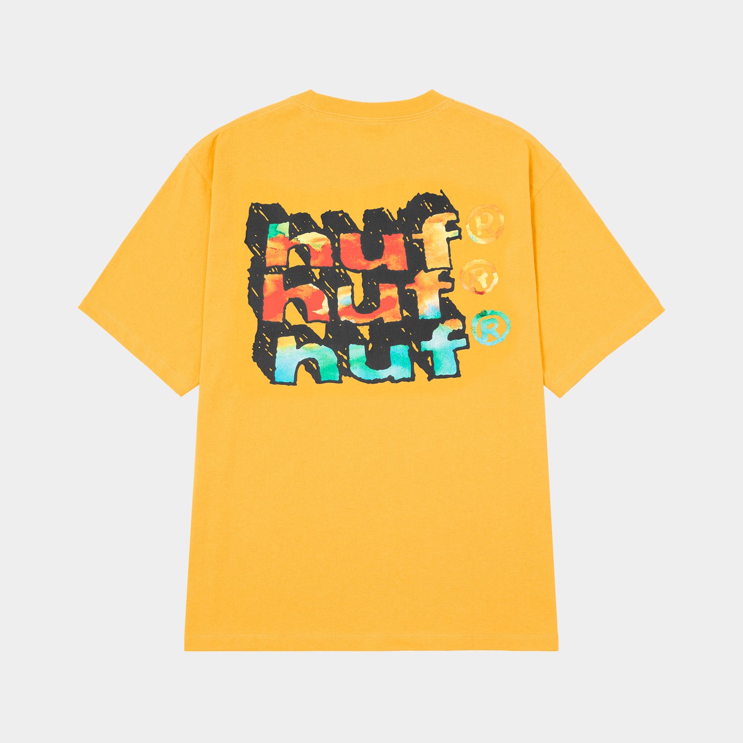 HUF (ハフ) Worldwide JP / T-SHIRTS（Tシャツ） / HAND STACKED TEE商品 / MUSTARD