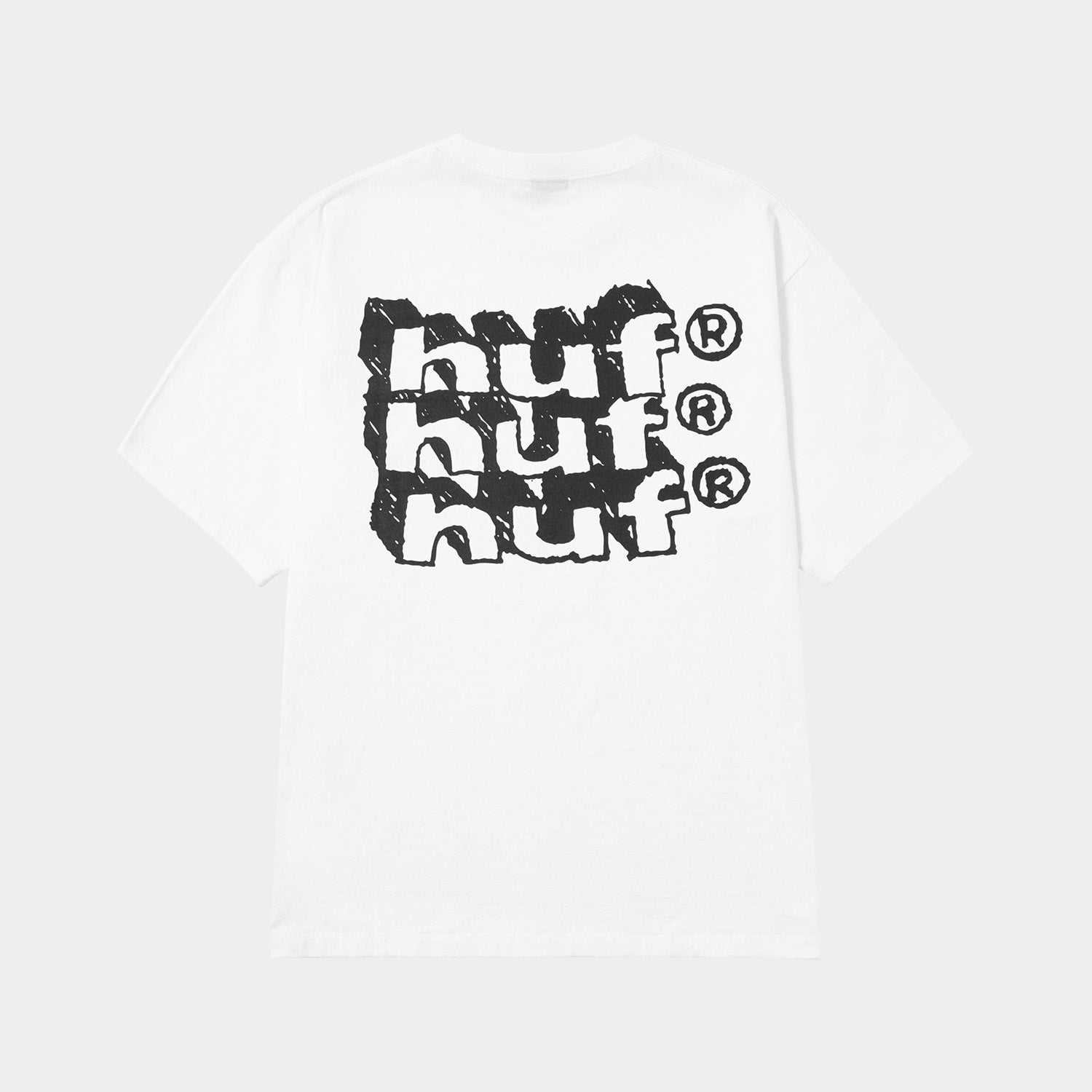 HUF (ハフ) Worldwide JP /T-SHIRTS（Tシャツ）/ HAND STACKED TEE商品 / WHITE