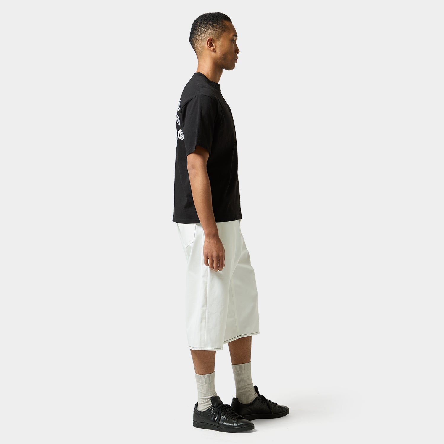 HUF (ハフ) Worldwide JP /T-SHIRTS（Tシャツ）/ HAND STACKED TEE商品 / WHITE