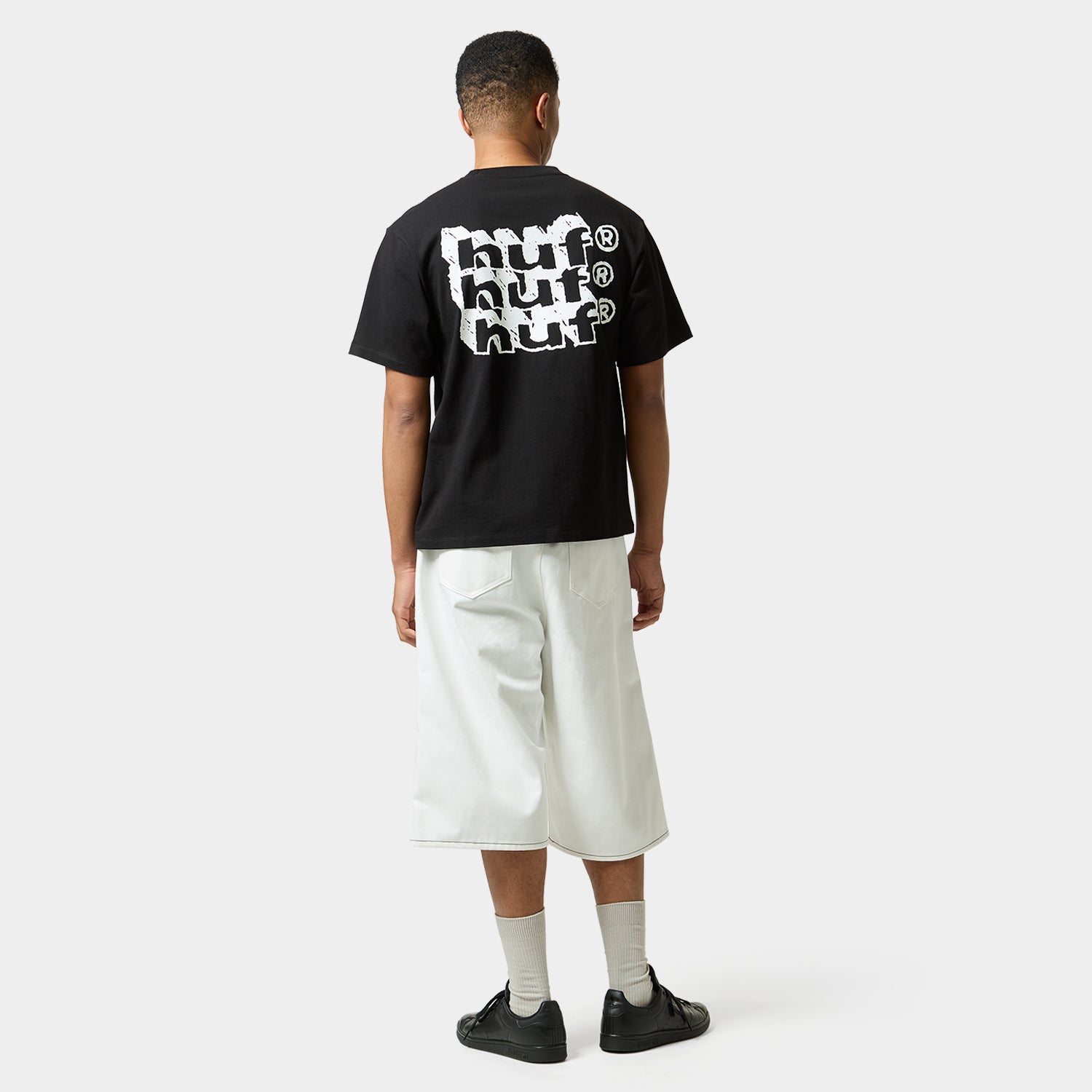 HUF (ハフ) Worldwide JP /T-SHIRTS（Tシャツ）/ HAND STACKED TEE商品 / WHITE