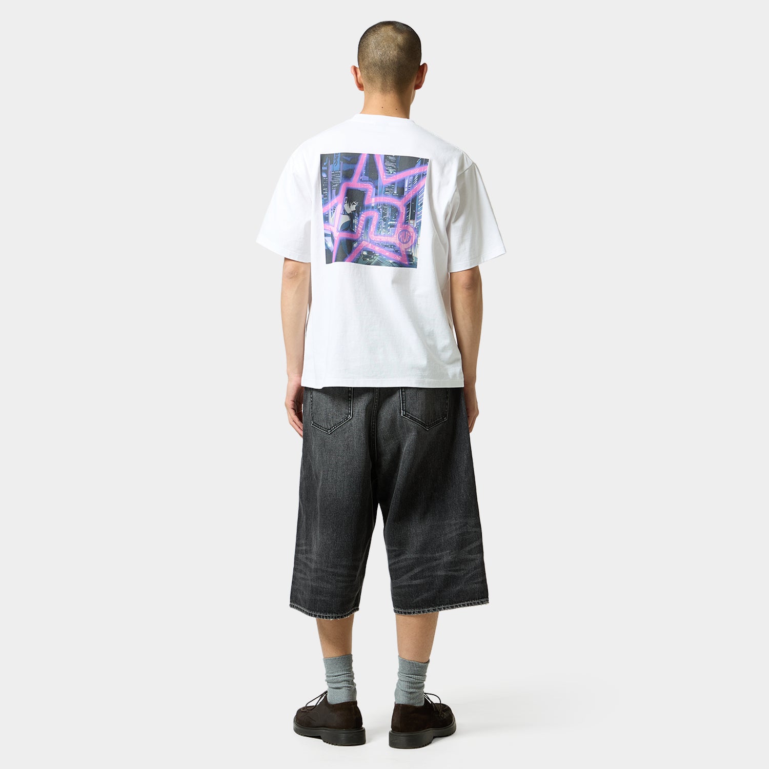HUF (ハフ) Worldwide JP /T-SHIRTS（Tシャツ）/ CYBERPUNK TEE商品 / WHITE