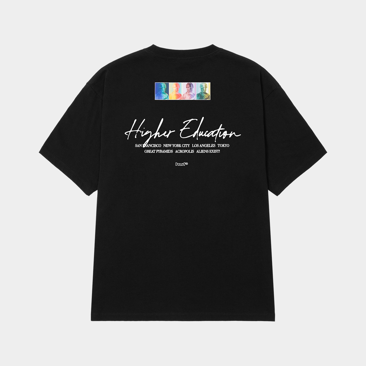 huf éqiupe バイクグラフィックシャツ HIGHER EDUCATION TEE｜T-SHIRTS（Tシャツ）｜【公式通販 HUF】｜ハフ
