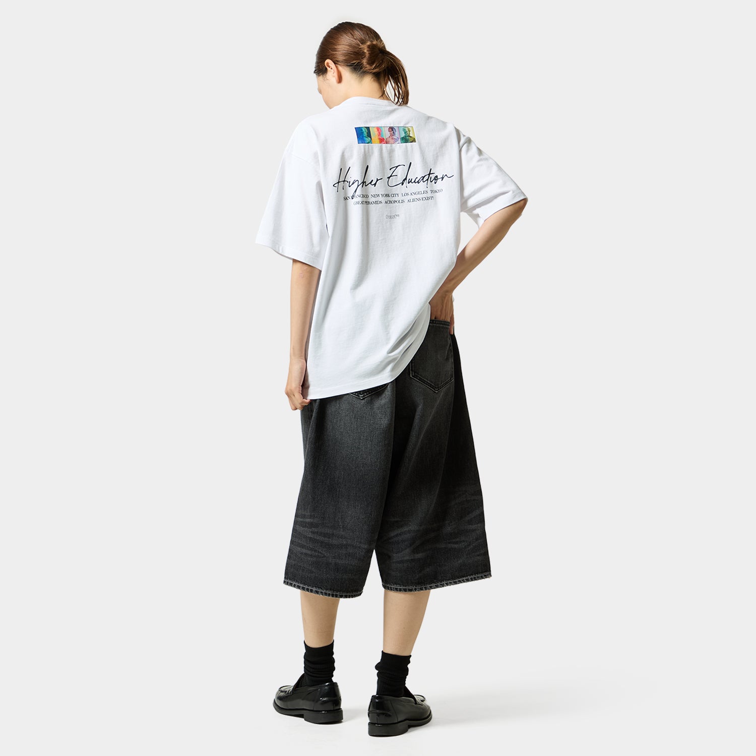 HUF (ハフ) Worldwide JP /T-SHIRTS（Tシャツ）/ HIGHER EDUCATION TEE商品 / WHITE