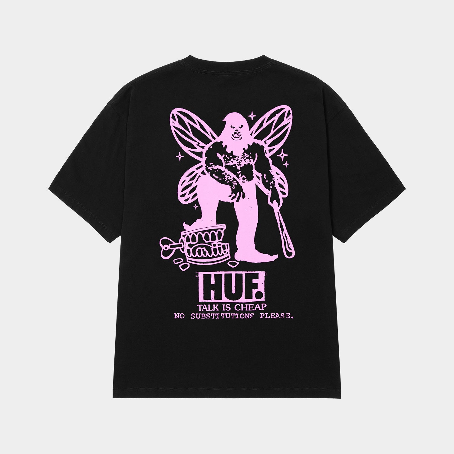 HUF (ハフ) Worldwide JP /T-SHIRTS（Tシャツ）/ TOOTH FAIRY TEE商品 / BLACK