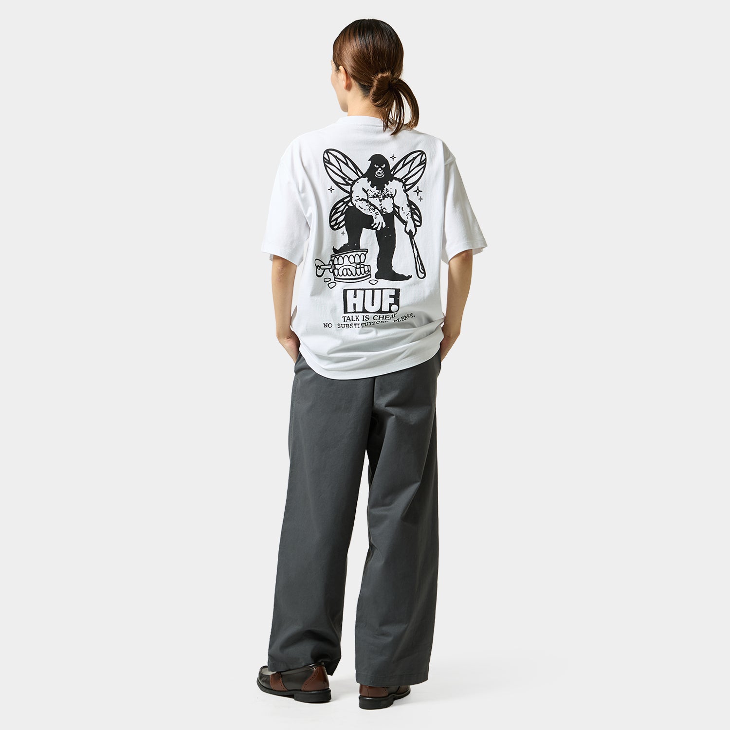 HUF (ハフ) Worldwide JP /T-SHIRTS（Tシャツ）/ TOOTH FAIRY TEE商品 / BLACK