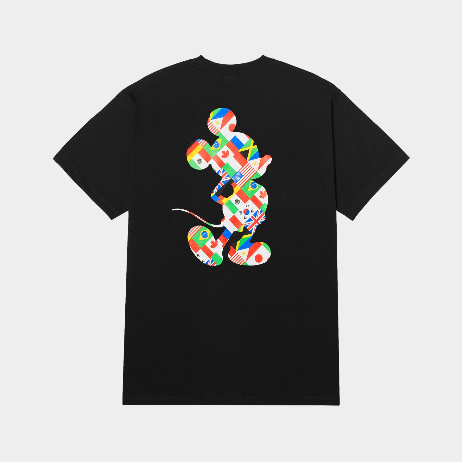 HUF (ハフ) Worldwide JP /T-SHIRTS（Tシャツ）/ DISNEY | HUF MICKEY WORLD TOUR SILHOUETTE TEE商品 / BLACK