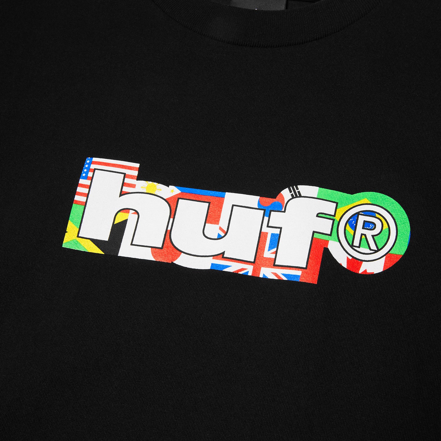 HUF (ハフ) Worldwide JP /T-SHIRTS（Tシャツ）/ DISNEY | HUF MICKEY WORLD TOUR SILHOUETTE TEE商品 / BLACK