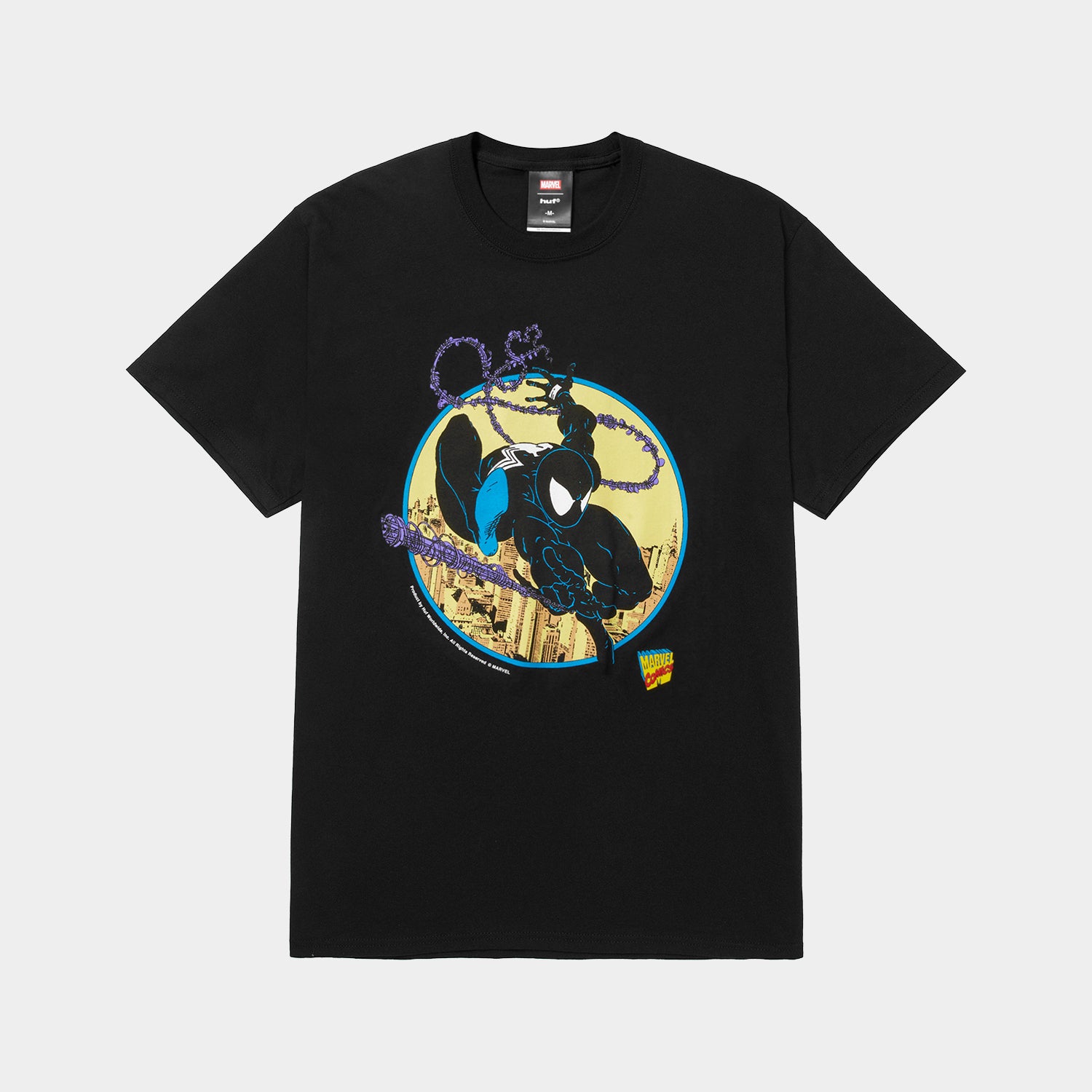 HUF (ハフ) Worldwide JP /T-SHIRTS（Tシャツ）/ HUF X MARVEL SPIDER-MAN THREE HUNDRED TEE商品 / BLACK