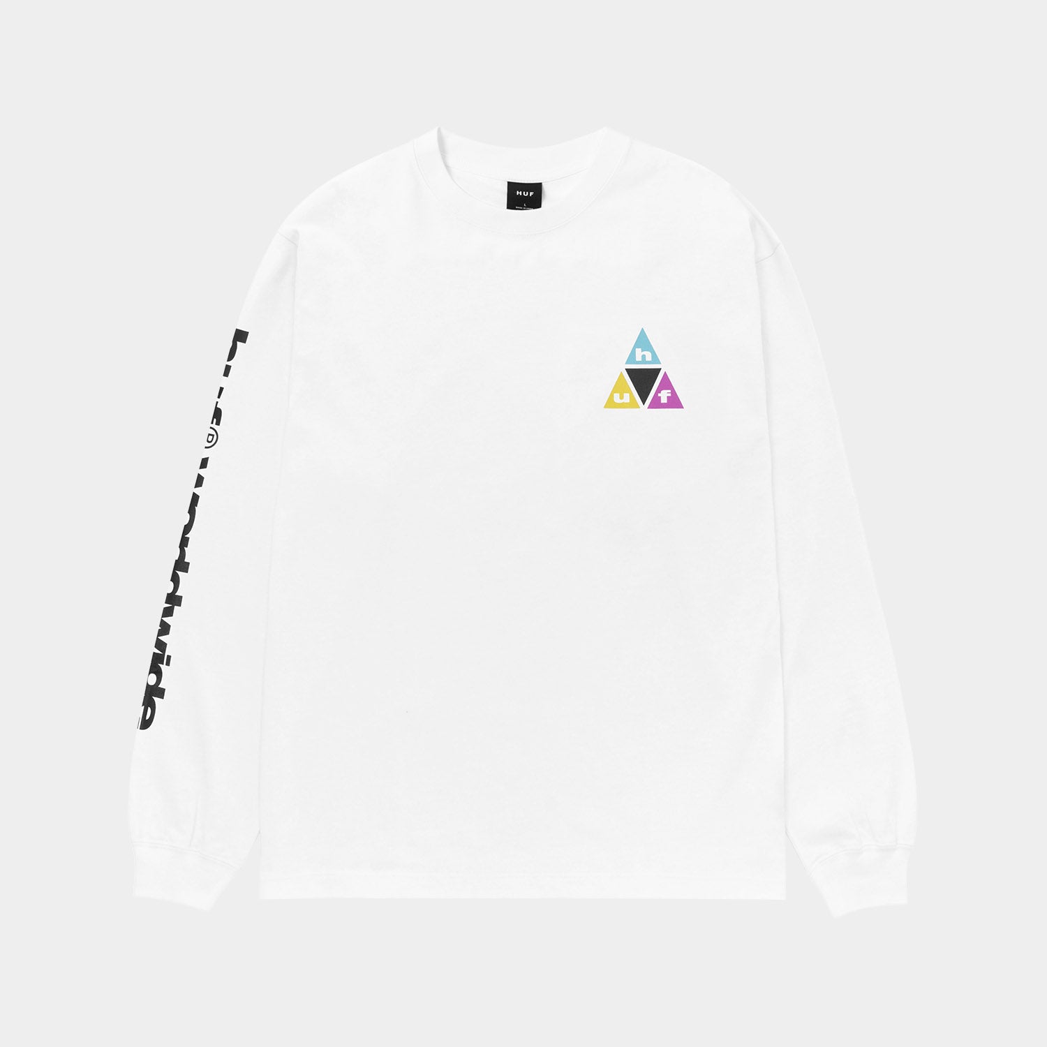 HUF (ハフ) Worldwide JP / T-SHIRTS（Tシャツ） / PRISM TT LS TEE商品 / WHITE
