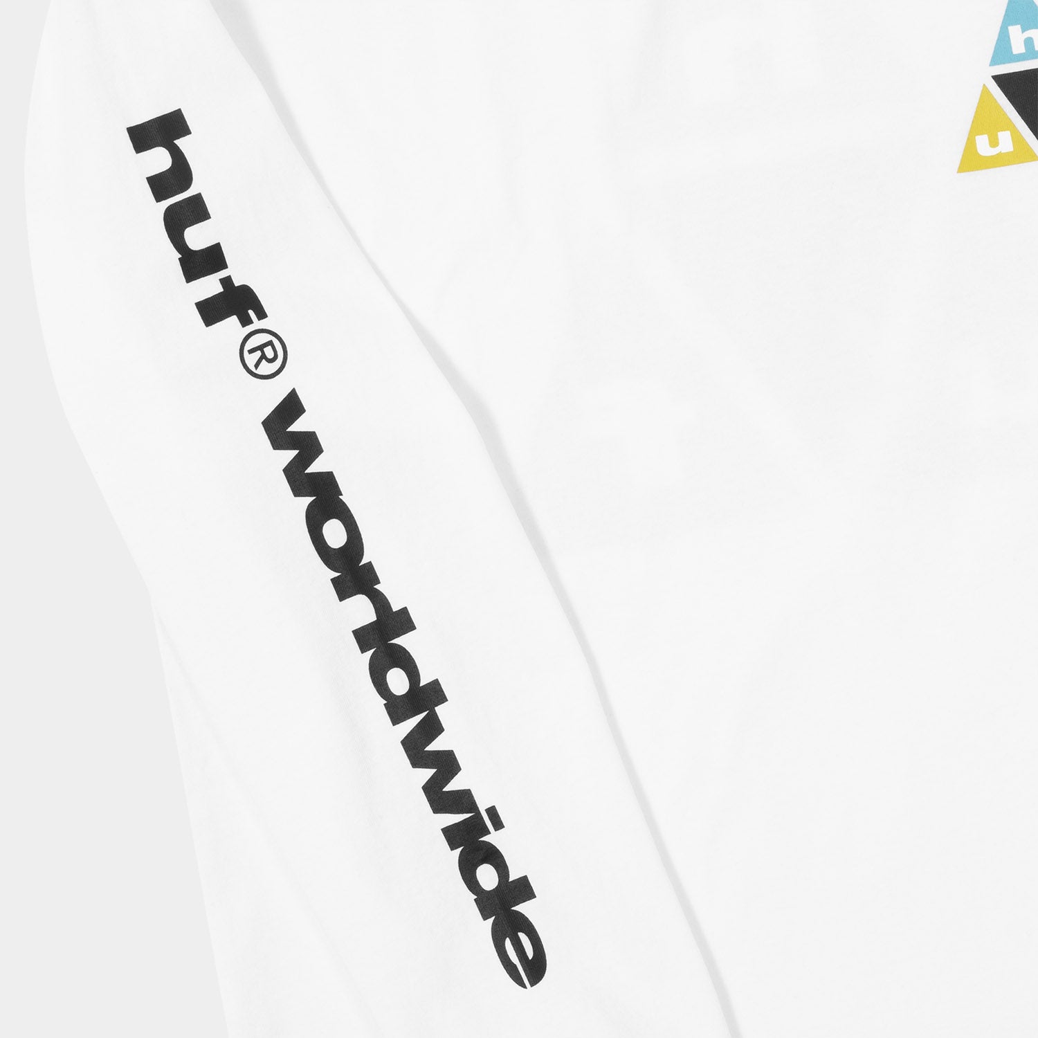 HUF (ハフ) Worldwide JP /T-SHIRTS（Tシャツ）/ PRISM TT LS TEE商品 / WHITE