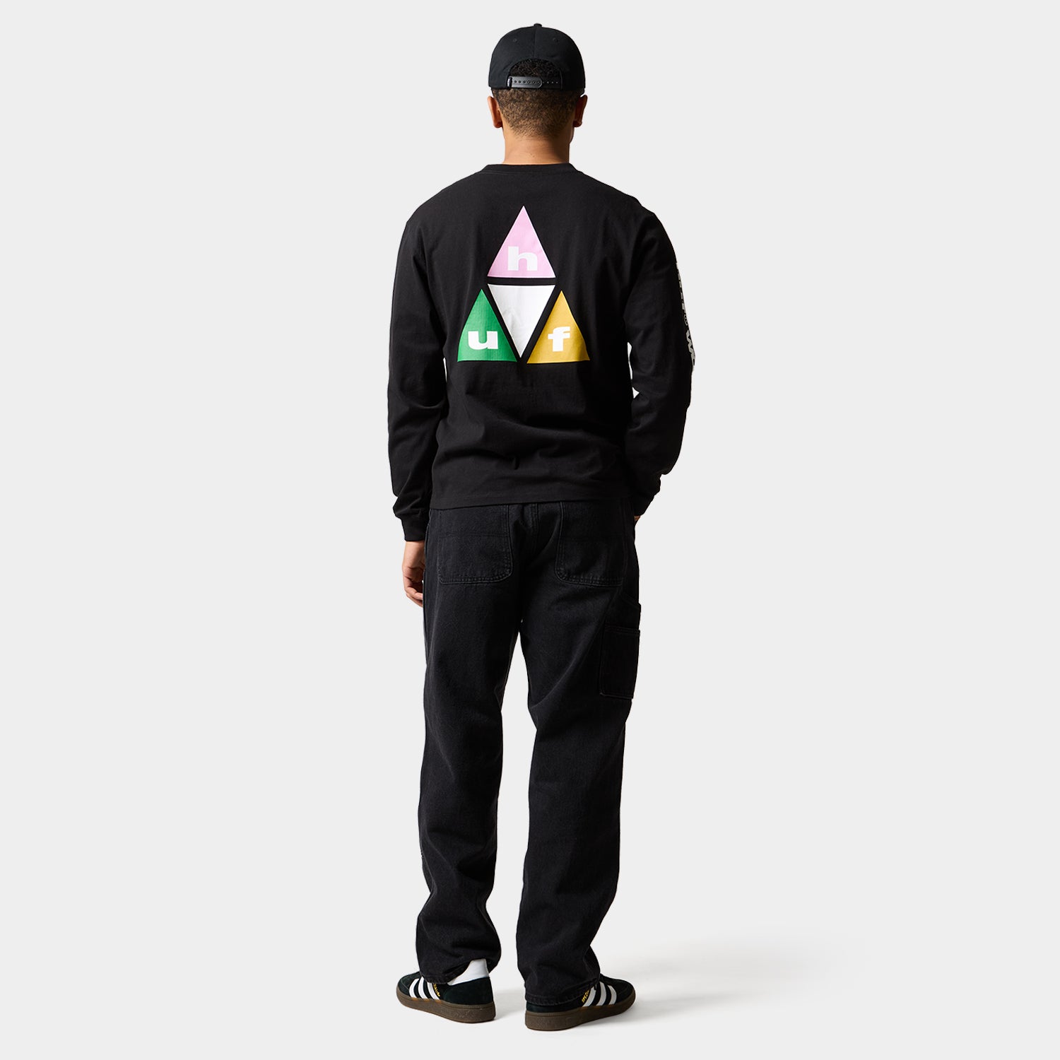 HUF (ハフ) Worldwide JP /T-SHIRTS（Tシャツ）/ PRISM TT LS TEE商品 / WHITE