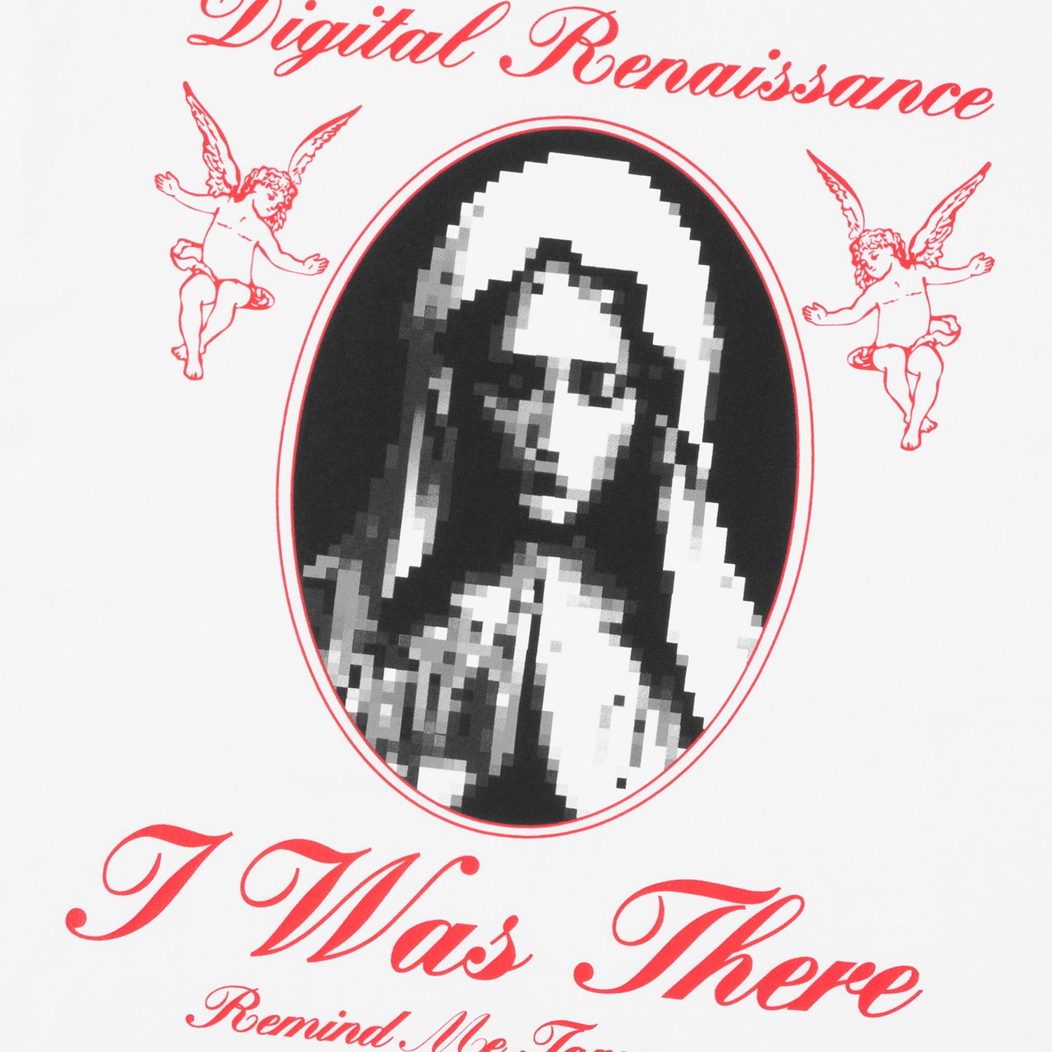 HUF (ハフ) Worldwide JP /T-SHIRTS（Tシャツ）/ DIGITAL RENAISSANCE TEE商品 / WHITE