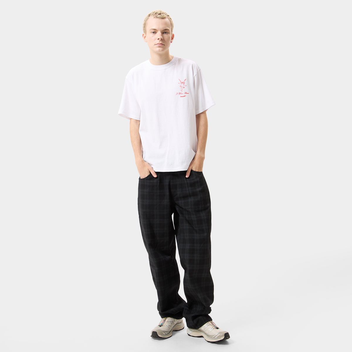 HUF (ハフ) Worldwide JP /T-SHIRTS（Tシャツ）/ DIGITAL RENAISSANCE TEE商品 / WHITE