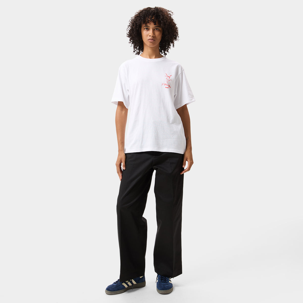 HUF (ハフ) Worldwide JP /T-SHIRTS（Tシャツ）/ DIGITAL RENAISSANCE TEE商品 / WHITE