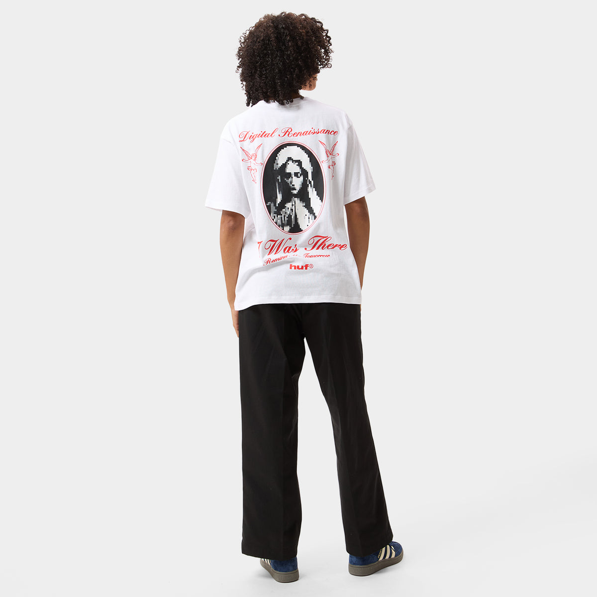 HUF (ハフ) Worldwide JP /T-SHIRTS（Tシャツ）/ DIGITAL RENAISSANCE TEE商品 / WHITE