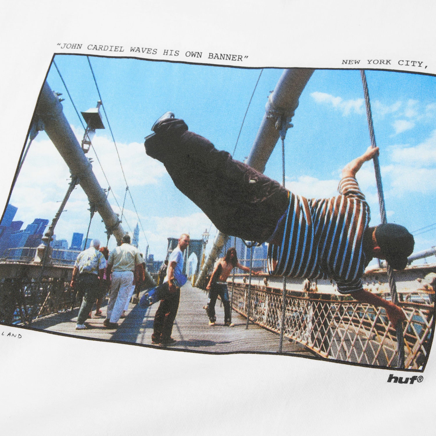 HUF (ハフ) Worldwide JP /T-SHIRTS（Tシャツ）/ TAKING THE LEAP TEE商品 / WHITE