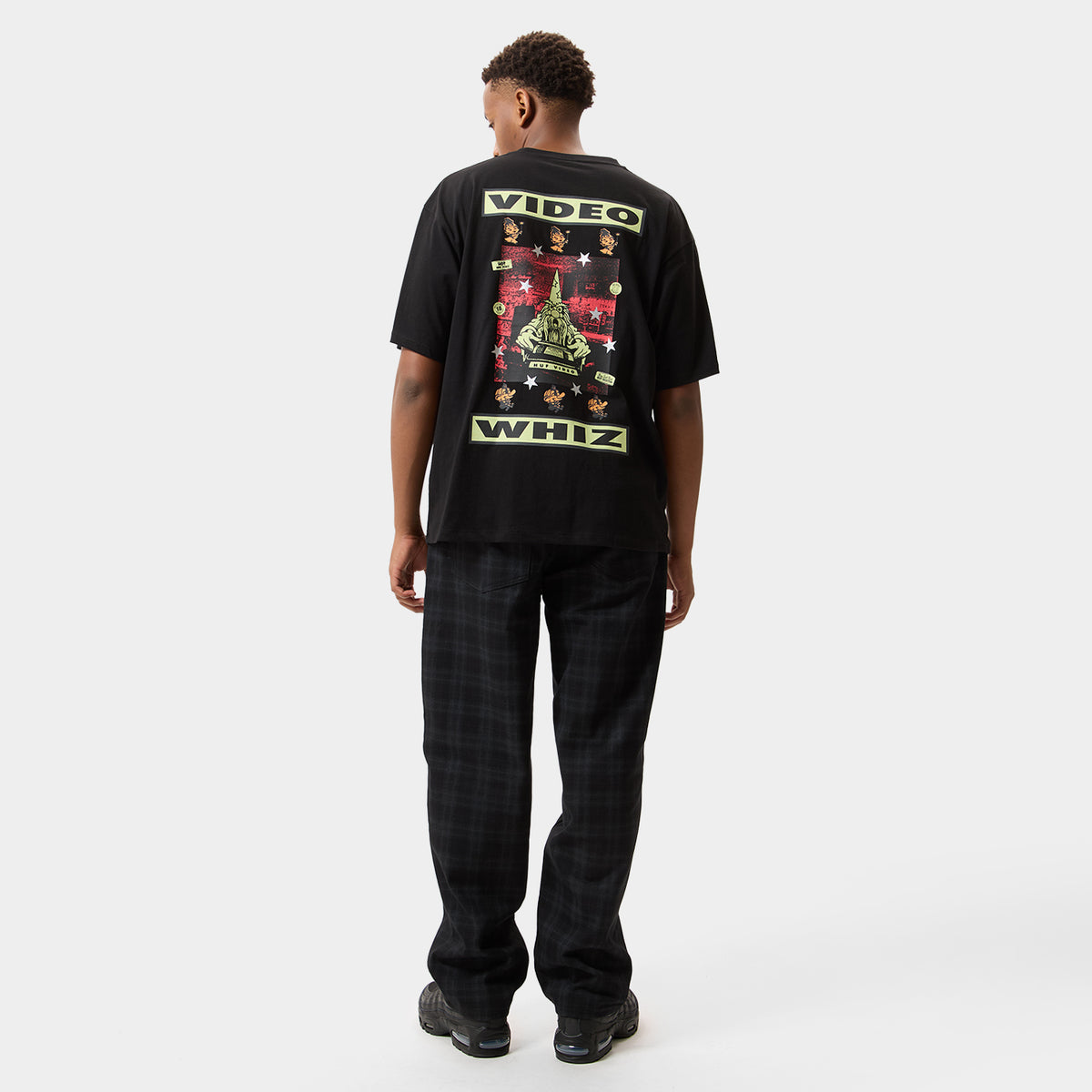 HUF (ハフ) Worldwide JP /T-SHIRTS（Tシャツ）/ VIDEO GENIE TEE商品 / BLACK