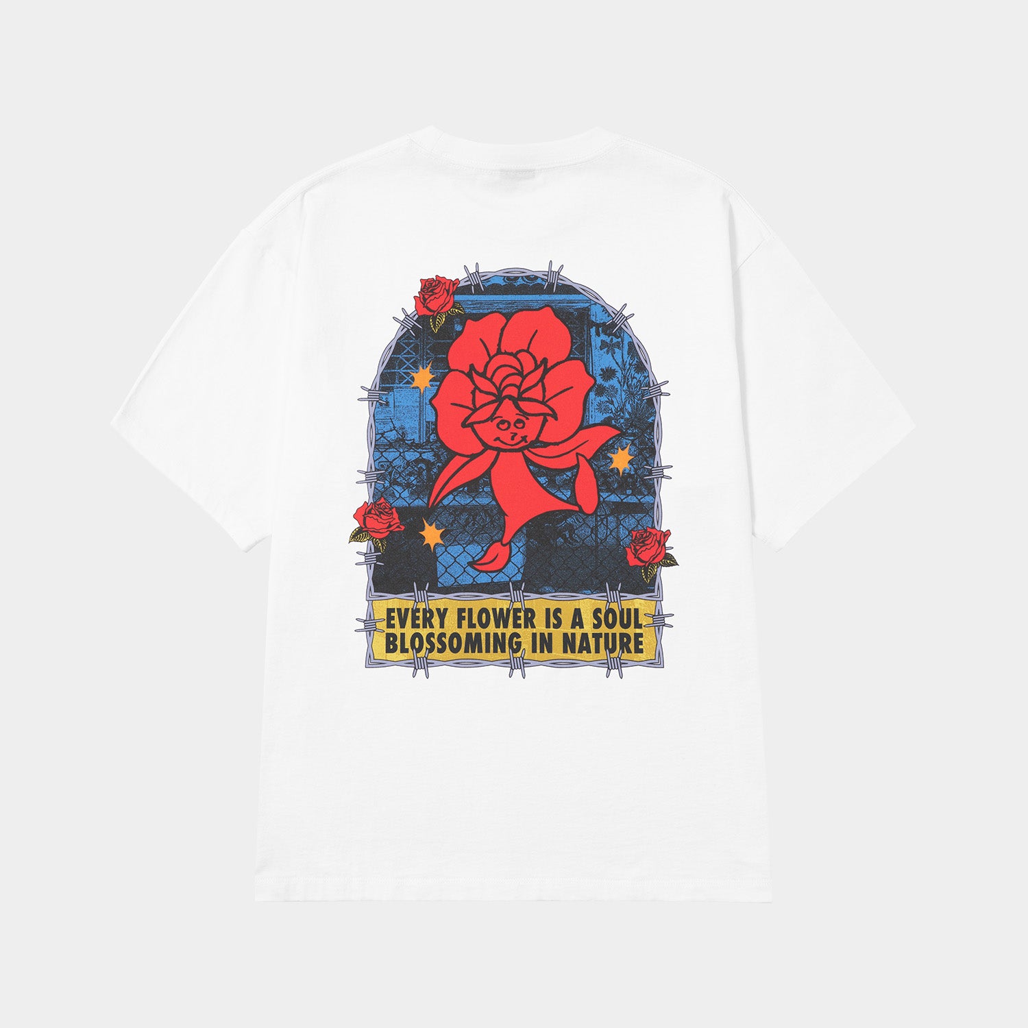 HUF (ハフ) Worldwide JP /T-SHIRTS（Tシャツ）/ FLOWER DISTRICT TEE商品 / BLACK