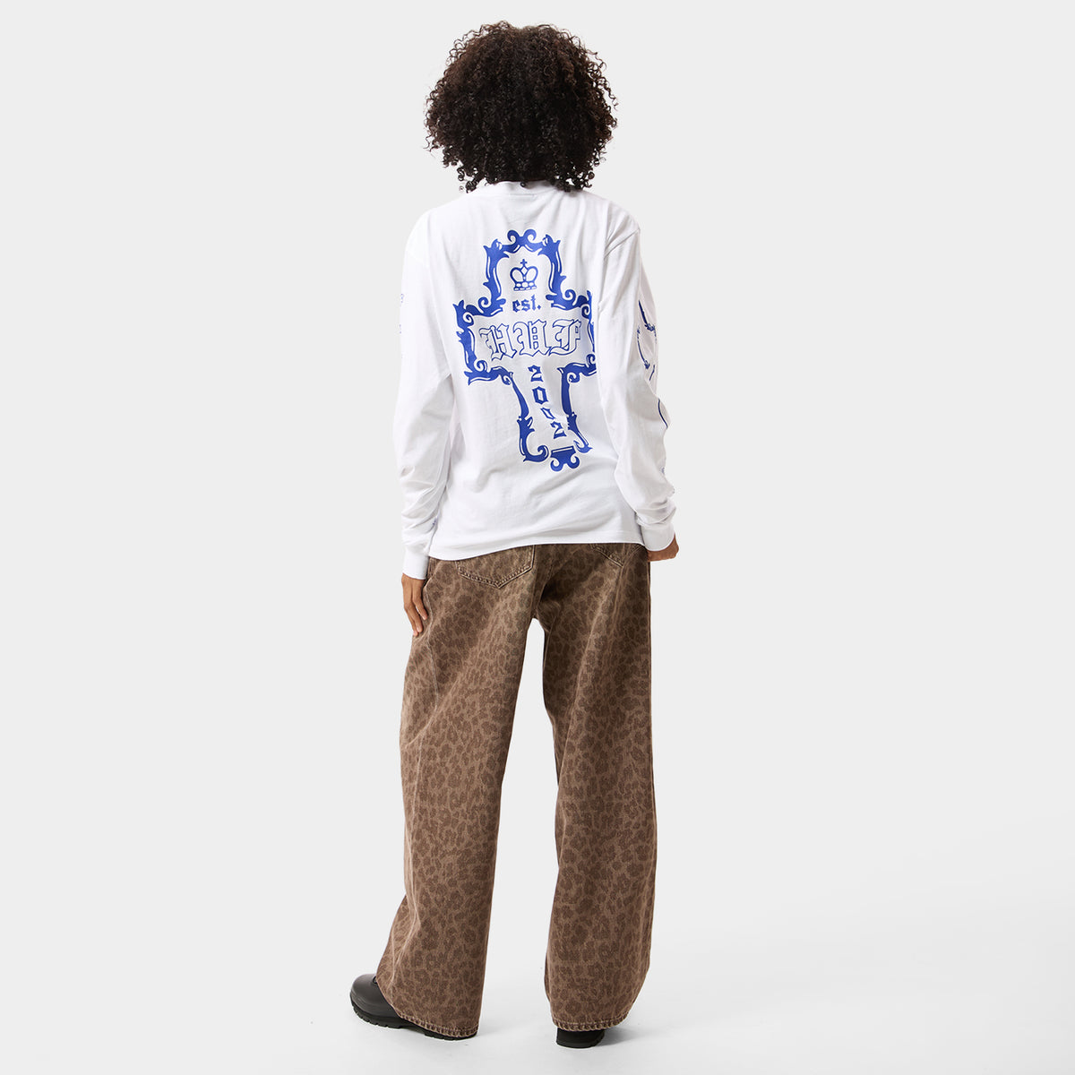 HUF (ハフ) Worldwide JP /T-SHIRTS（Tシャツ）/ HARD LUXE LS TEE商品 / WHITE