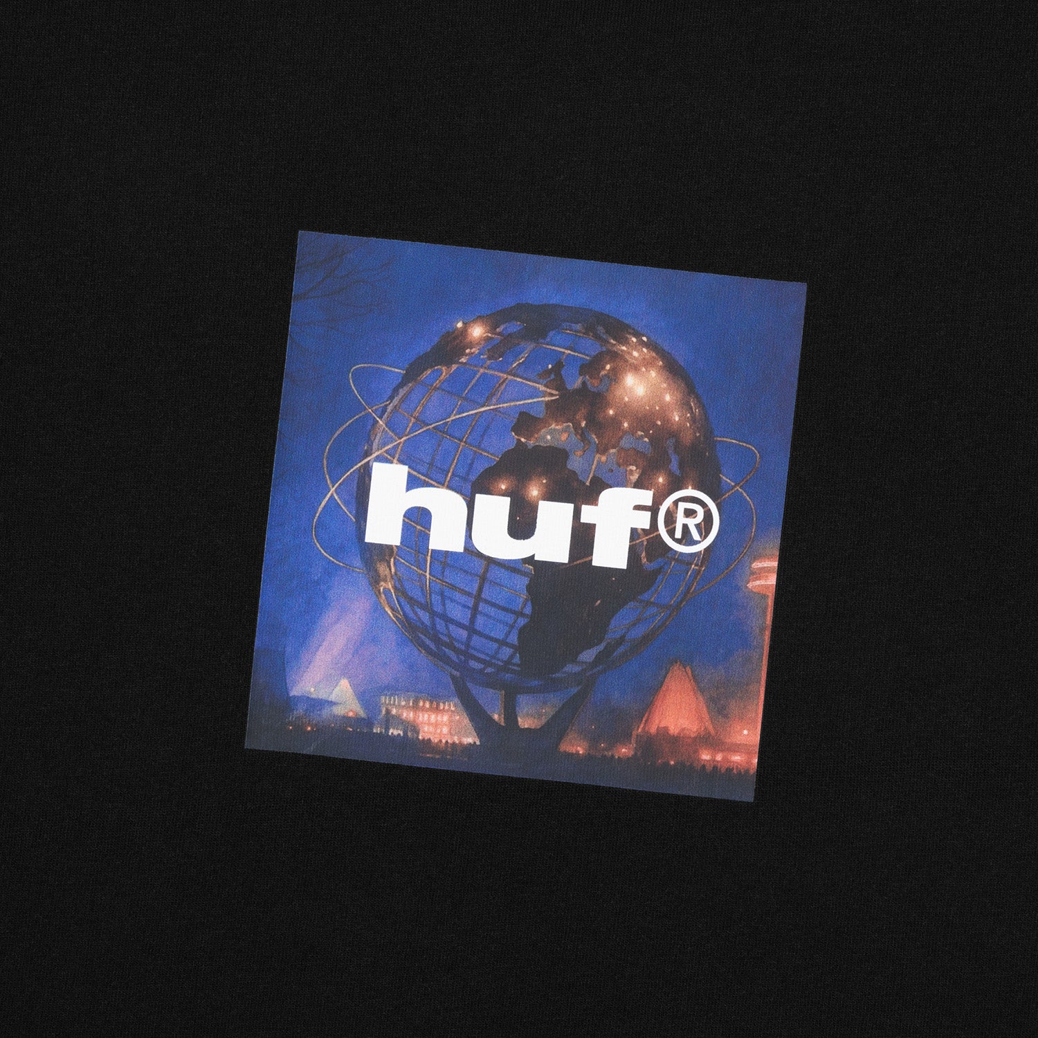HUF (ハフ) Worldwide JP /T-SHIRTS（Tシャツ）/ UNISPHERE TEE商品 / BLACK
