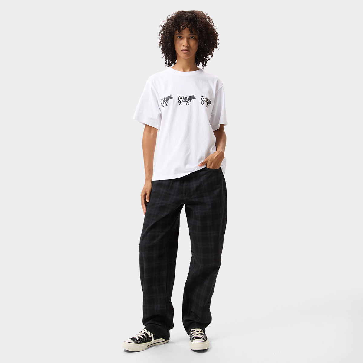 HUF (ハフ) Worldwide JP /T-SHIRTS（Tシャツ）/ MOO TEE商品 / FOREST GREEN