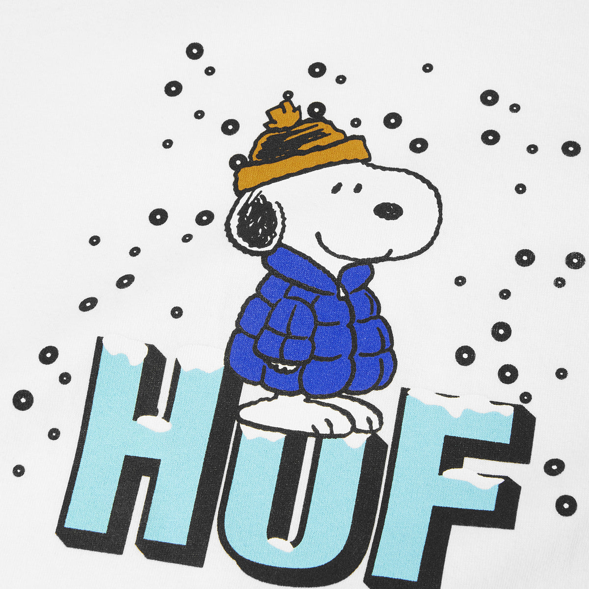 HUF (ハフ) Worldwide JP / T-SHIRTS（Tシャツ） / SNOOPY PUFFER TEE商品 / WHITE