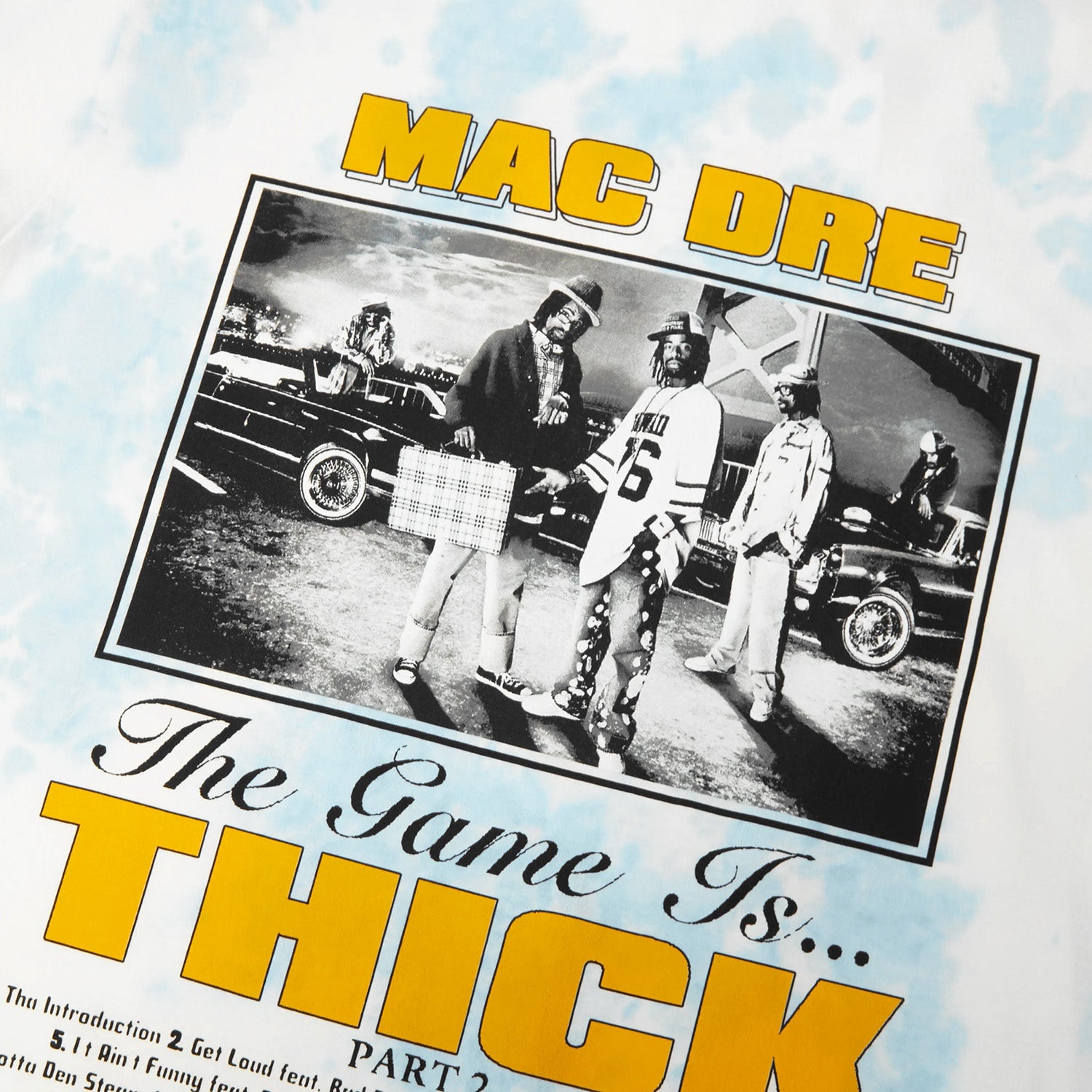 HUF X MAC DRE GAME IS THICK TIE-DYE TEE｜T-SHIRTS（Tシャツ