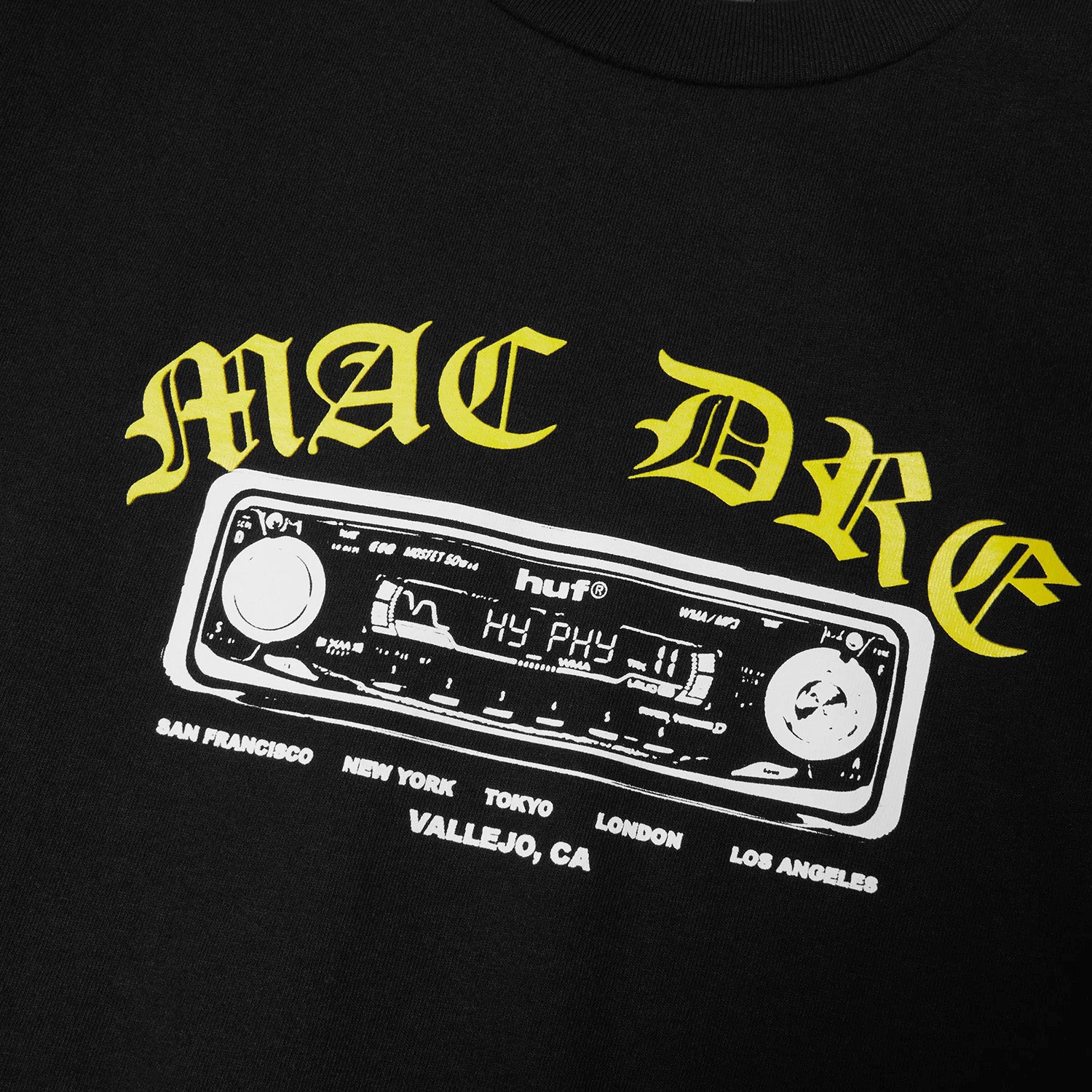 HUF X MAC DRE BEST OF TEE｜T-SHIRTS（Tシャツ）｜【公式通販 HUF】｜ハフ