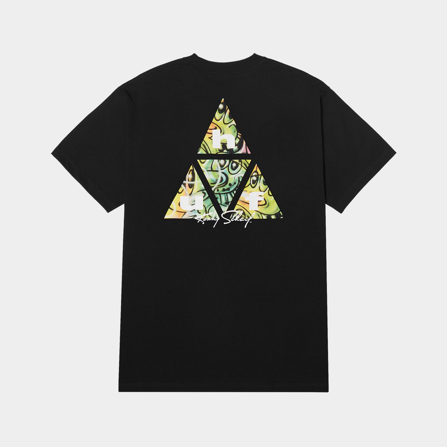 HUF (ハフ) Worldwide JP /T-SHIRTS（Tシャツ）/ KENNY SCHARF MULTITUD TT TEE商品 / BLACK
