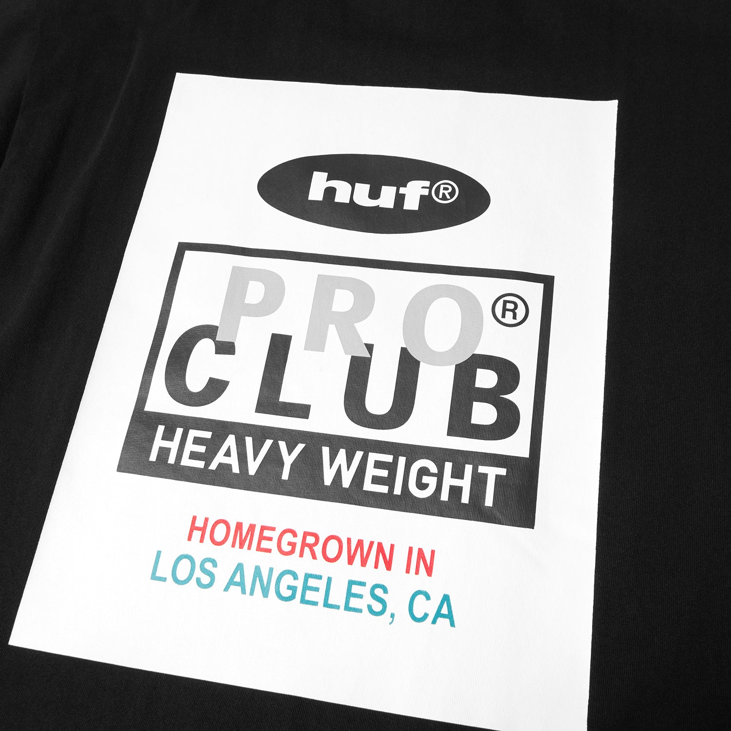 HUF (ハフ) Worldwide JP /T-SHIRTS（Tシャツ）/ HUF X PROCLUB HEAVYWEIGHT TEE商品 / WHITE