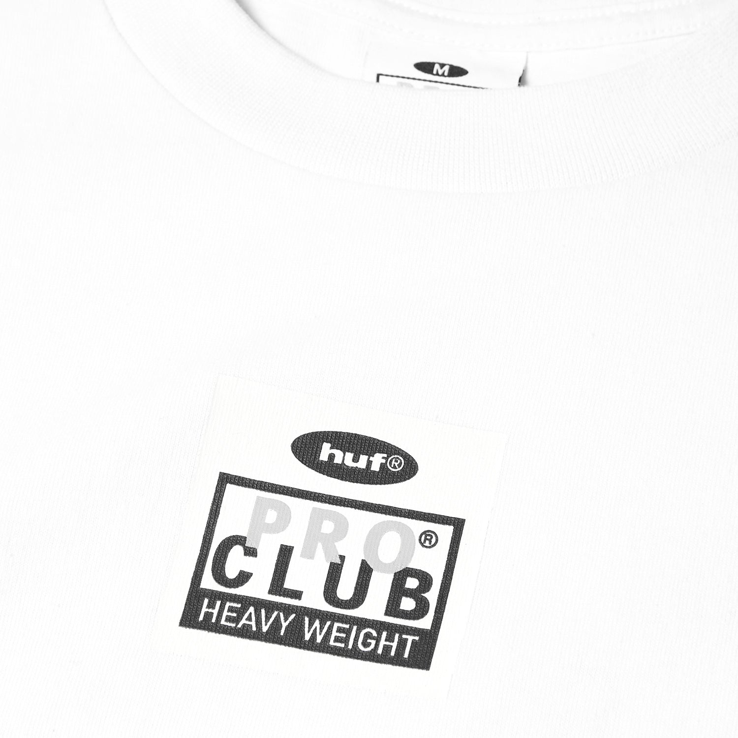 HUF (ハフ) Worldwide JP /T-SHIRTS（Tシャツ）/ HUF X PROCLUB HEAVYWEIGHT TEE商品 / WHITE