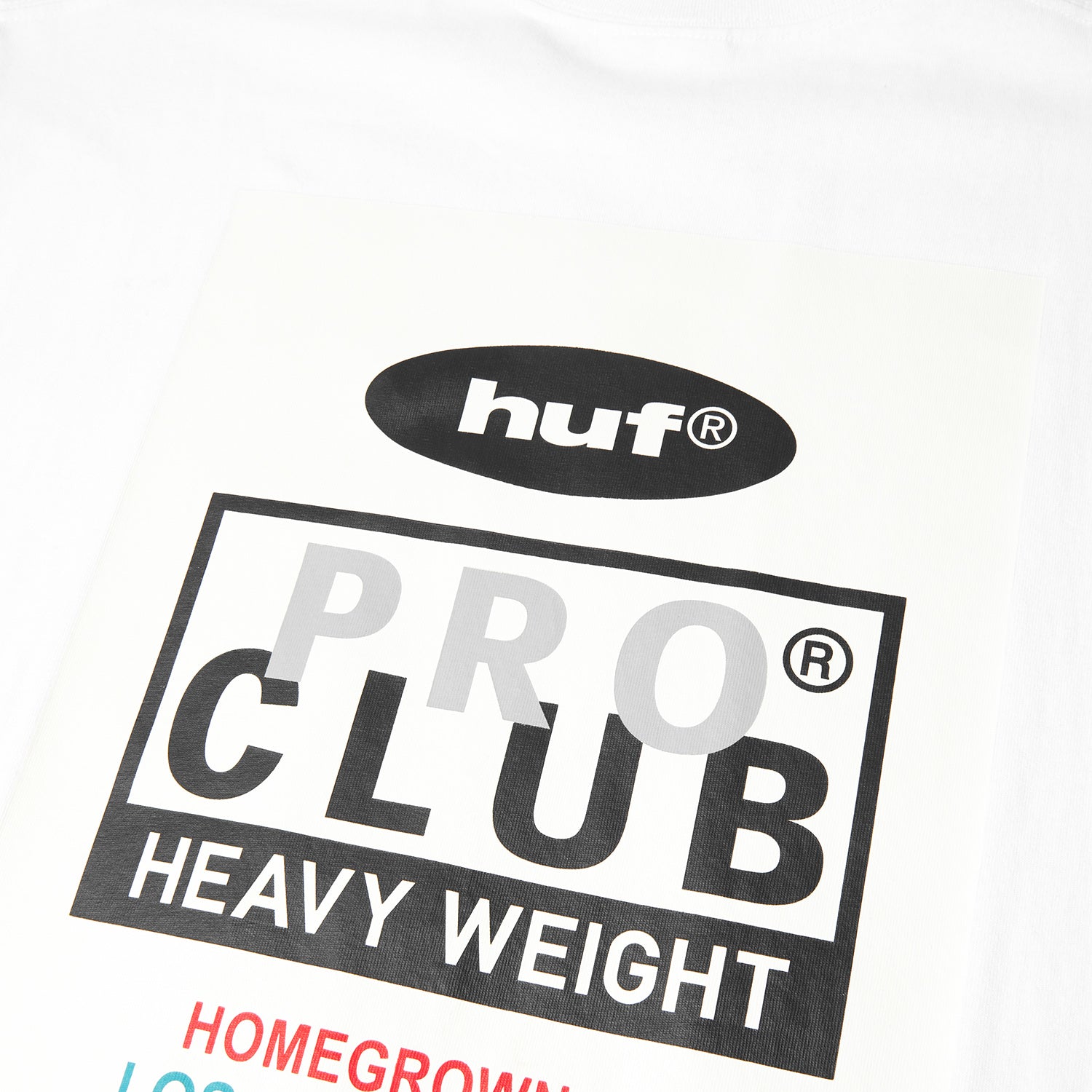 HUF (ハフ) Worldwide JP /T-SHIRTS（Tシャツ）/ HUF X PROCLUB HEAVYWEIGHT TEE商品 / WHITE