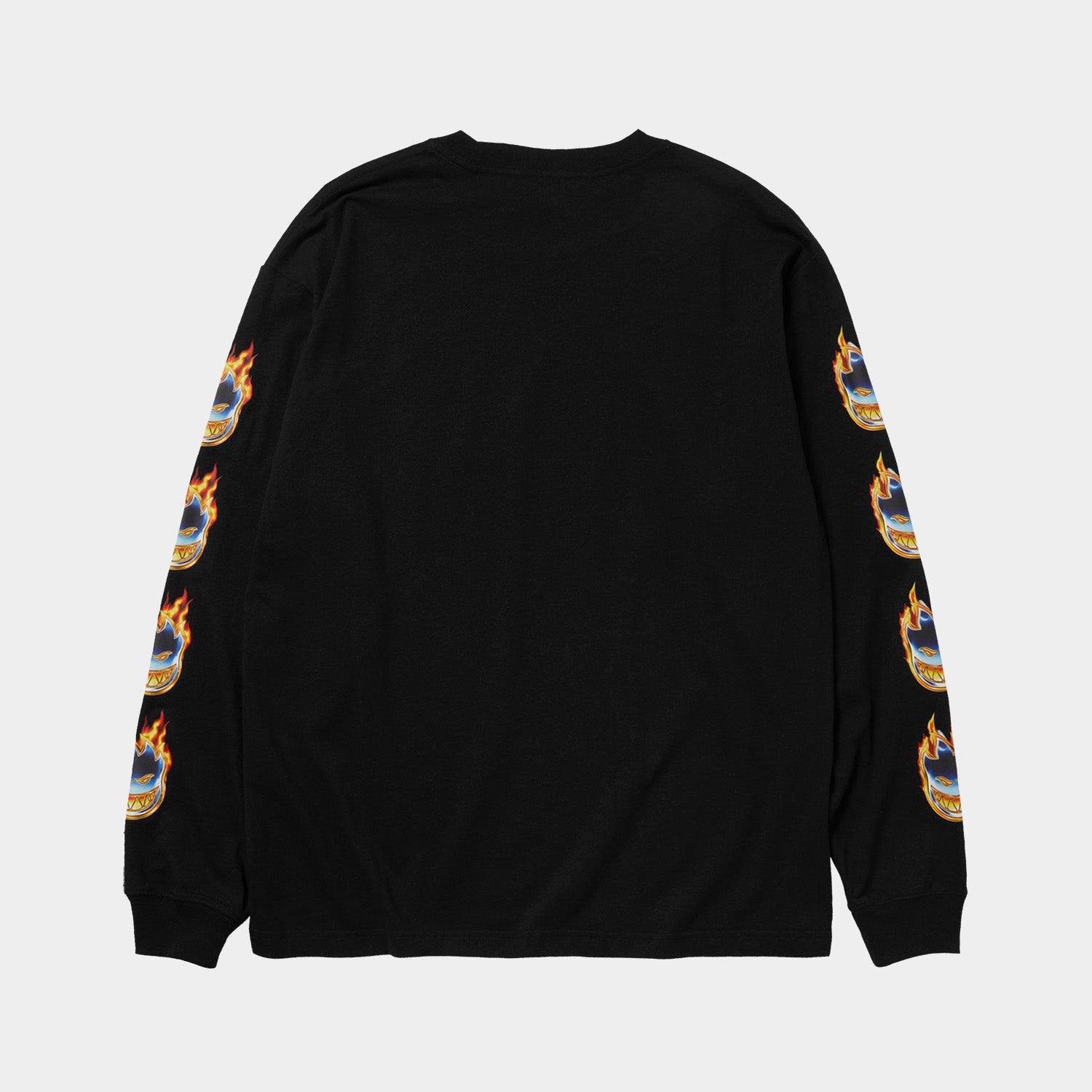 HUF (ハフ) Worldwide JP / T-SHIRTS（Tシャツ） / huf X SPITFIRE CHROME HEAD LS TEE商品 / BLACK