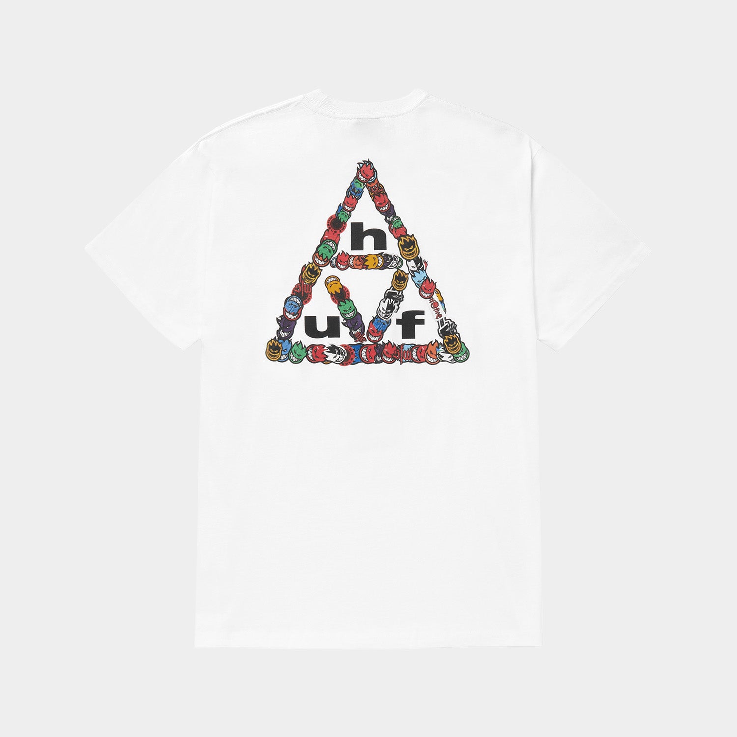 HUF (ハフ) Worldwide JP /T-SHIRTS（Tシャツ）/ huf X SPITFIRE STICKER TT TEE商品 / BLACK