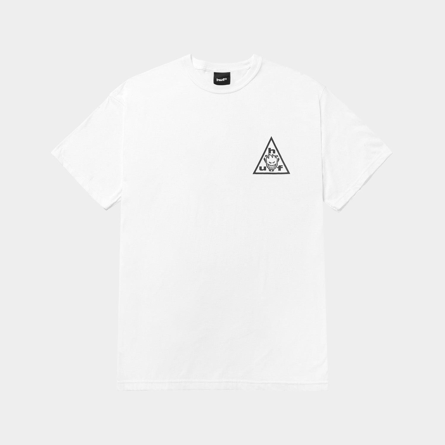 HUF (ハフ) Worldwide JP /T-SHIRTS（Tシャツ）/ huf X SPITFIRE STICKER TT TEE商品 / BLACK