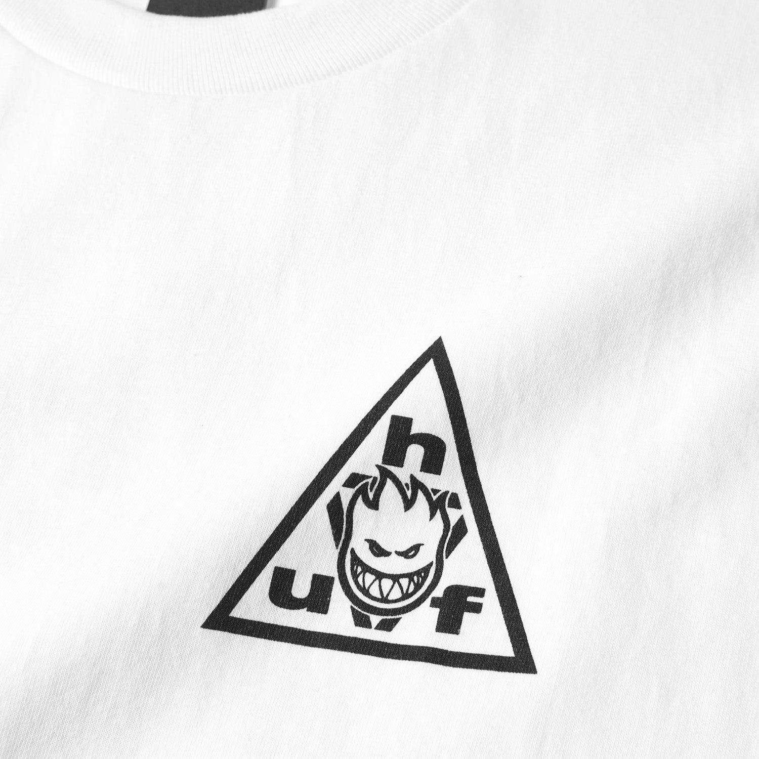 HUF (ハフ) Worldwide JP /T-SHIRTS（Tシャツ）/ huf X SPITFIRE STICKER TT TEE商品 / BLACK
