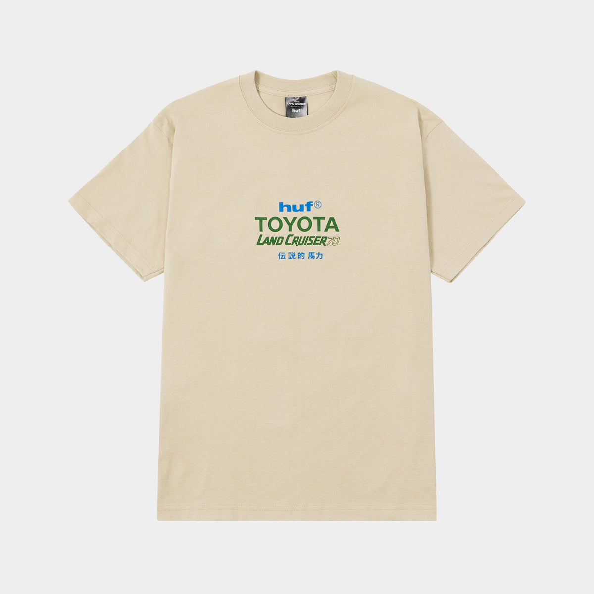 HUF (ハフ) Worldwide JP /T-SHIRTS（Tシャツ）/ huf® X TOYOTA LAND CRUISER 70 TEE商品 / SAND